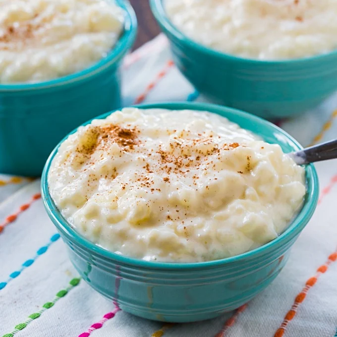 Creamy, sweet, and oh-so nostalgic. This slow-cooked rice pudding is a winter winner, especially when sprinkled with cinnamon or nutmeg.