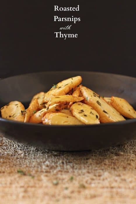 Roasted Parsnips with Thyme