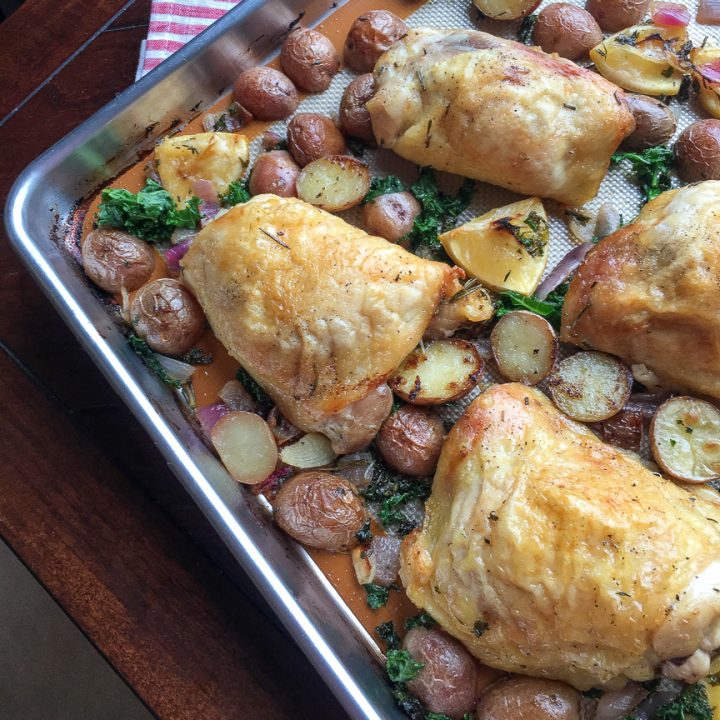 Herb-Roasted Chicken with Red Potatoes