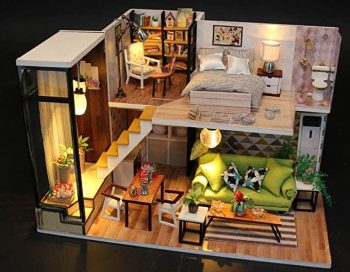 Build Your Own DIY Miniature Dollhouse Kits You Need to See to Believe