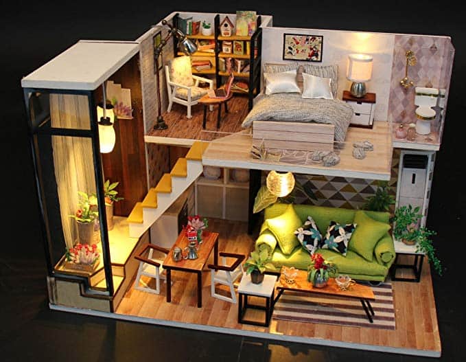 Romantic Miniature Dollhouse Kit