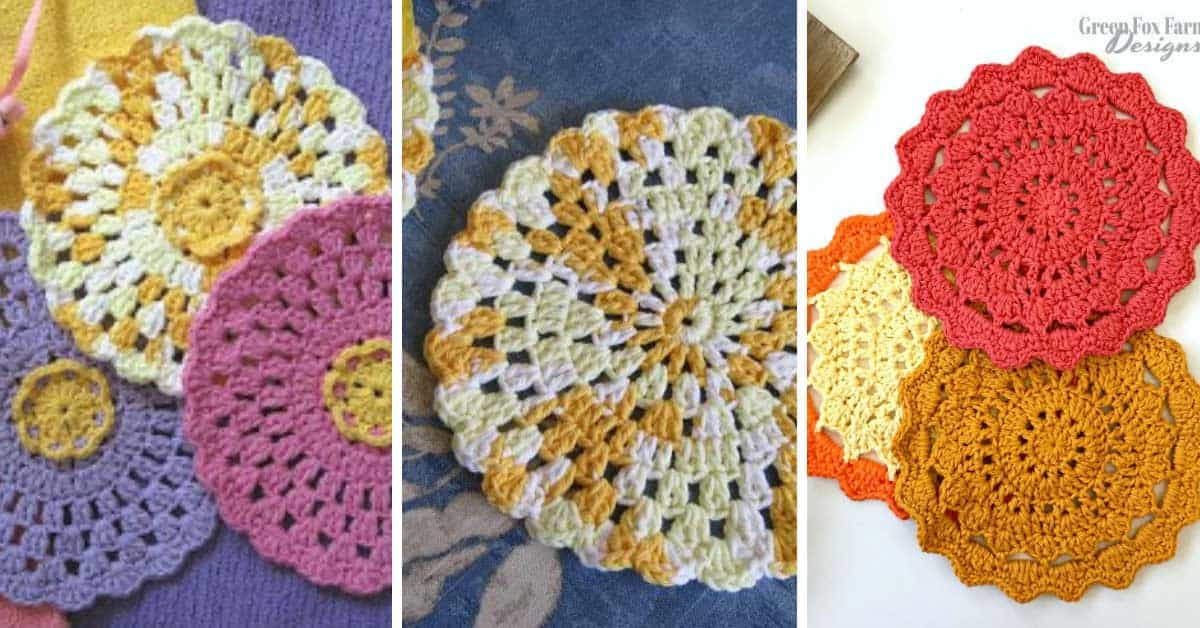 Download Circle Dishcloth Crochet Patterns {Free projects for your kitchen!}