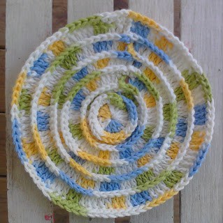 Round and Ridgy Dishcloth Pattern