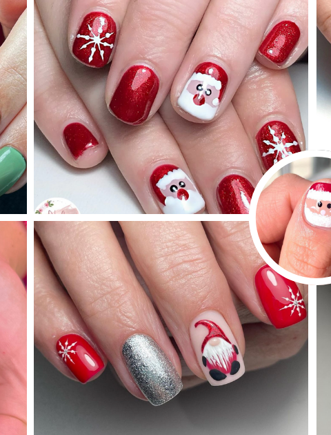 From candy cane stripes to Santa faces, these 10 Christmas nail designs will have you ready to spread holiday magic ✨? #ChristmasNails #SantaNails #FunChristmasNails