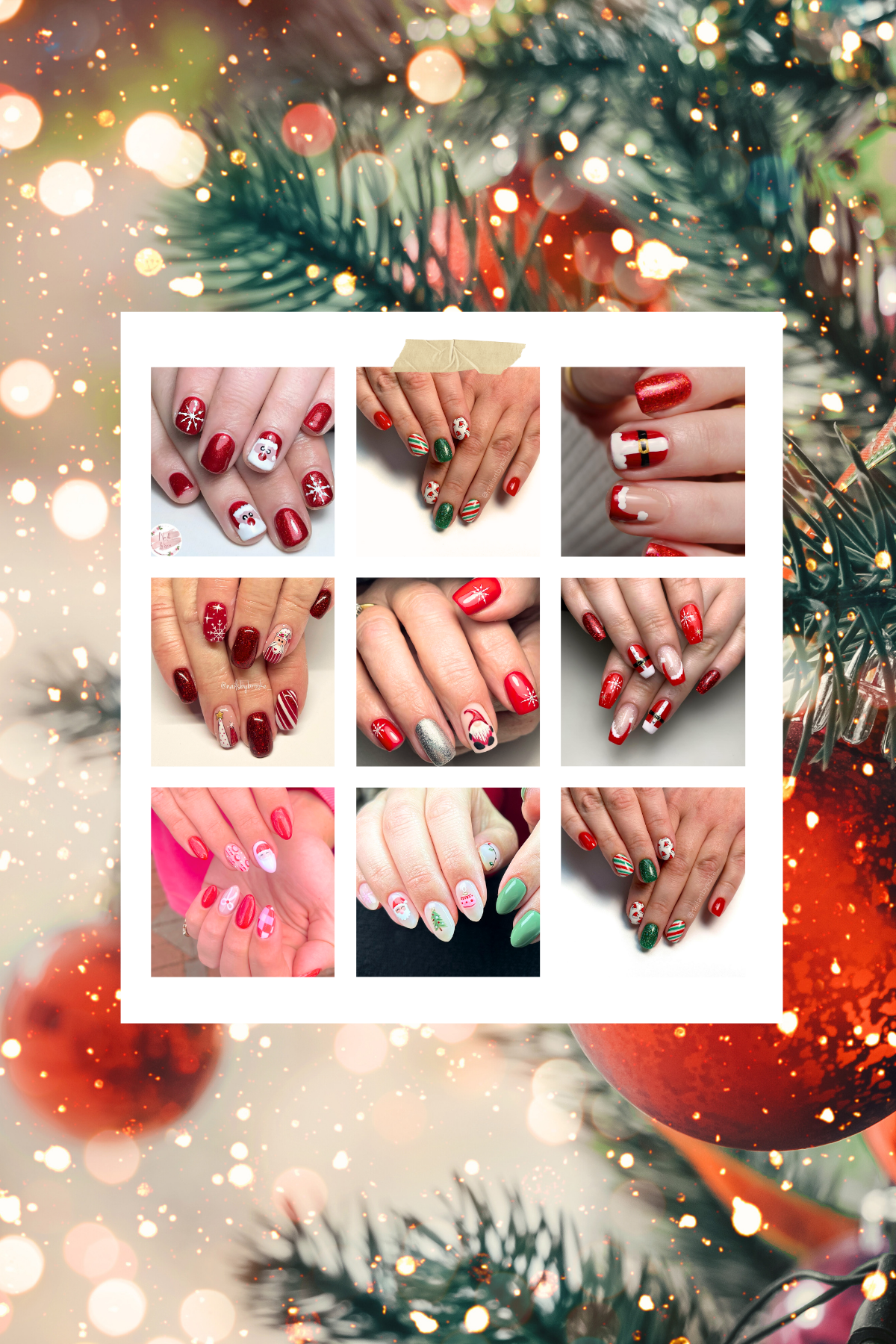 Make your nails sleigh this season with these 10 unique Santa nail ideas ❄️🎁 Sparkle, style, and festive cheer all in one #FestiveNails #SantaNailDesigns #HolidayManicure