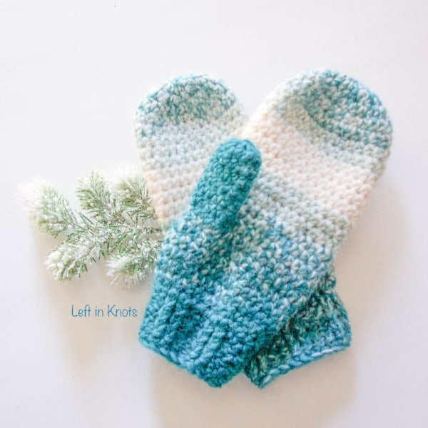 Scarfie Yarn Mitten Pattern