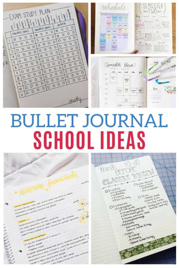 These school bullet journal ideas are brilliant and just what I need this semester!