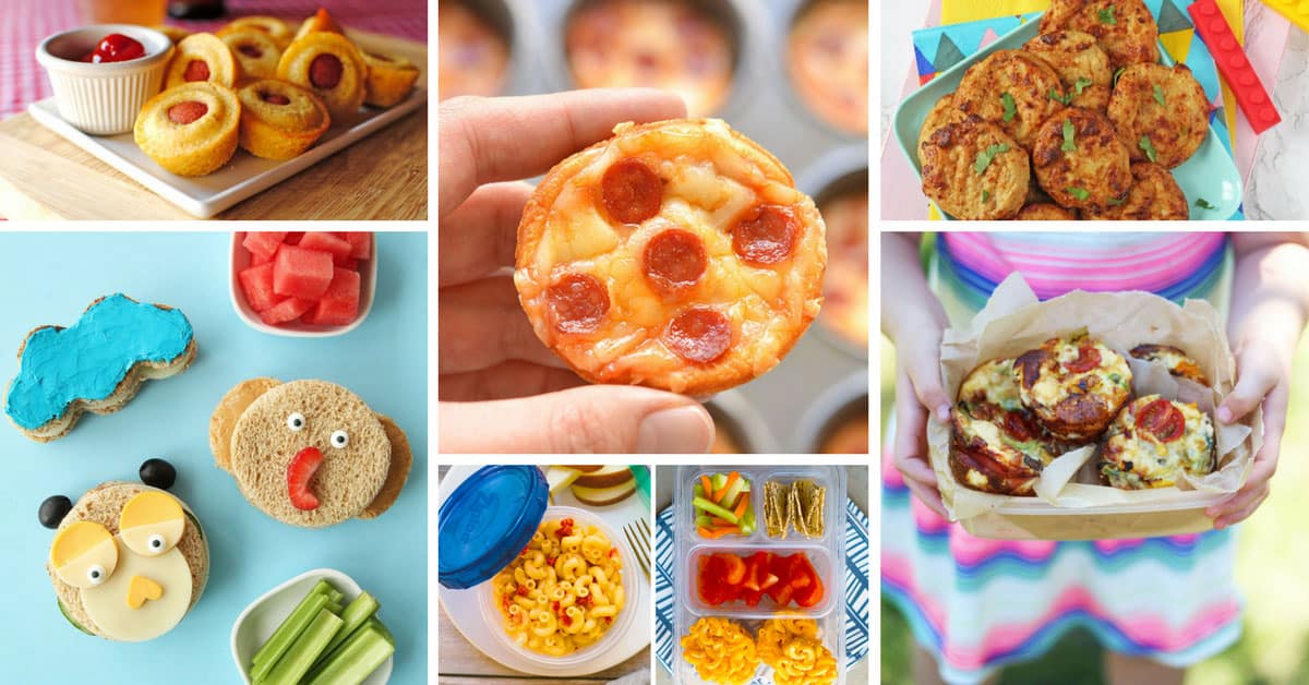 One Whole Month of EASY School Lunch Ideas for Kids!