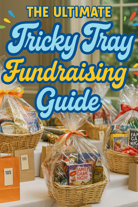 A tricky tray fundraiser is a fun, community-building way to raise money! Learn how to host one at your school with tips, setup advice, and 10 fun tricky tray basket ideas. ??️ #SchoolFundraisers #TrickyTrayIdeas #PTOEvents