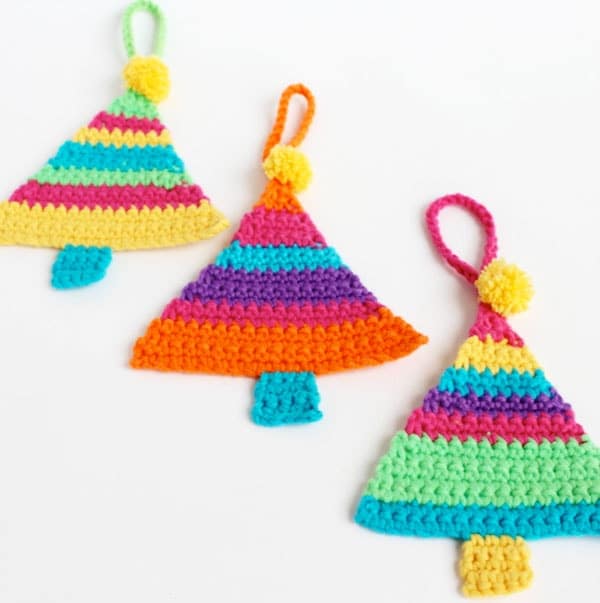Scrap buster Christmas Tree Decorations