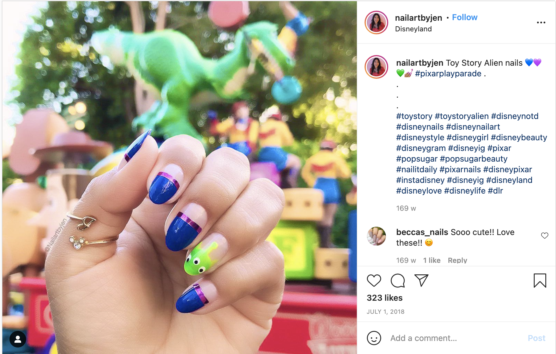 Image result for disney nails  Disney nail designs, Disneyland nails,  Disney nails