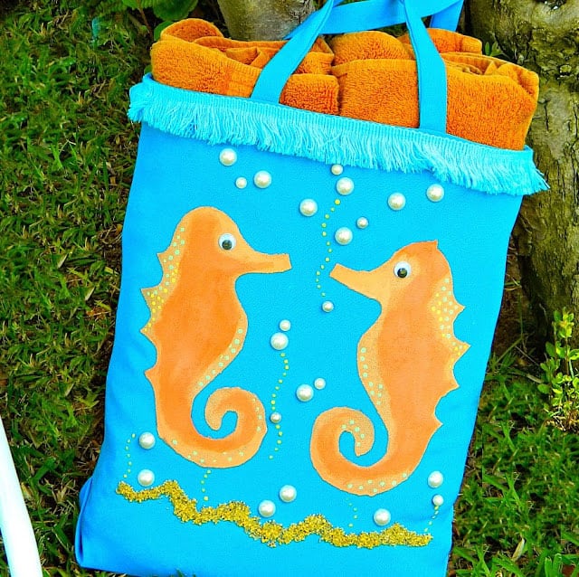Seahorse DIY Tote Bag