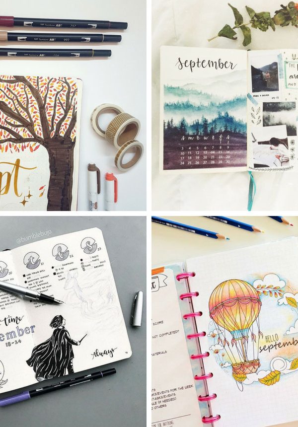 September Bullet Journal Themes