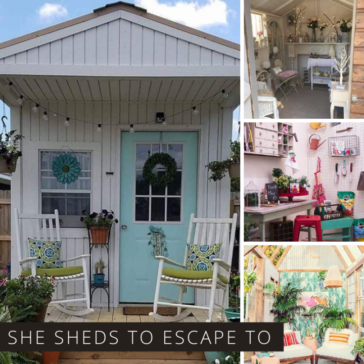 17 Fabulous She Shed Ideas You'll Want To Escape To!