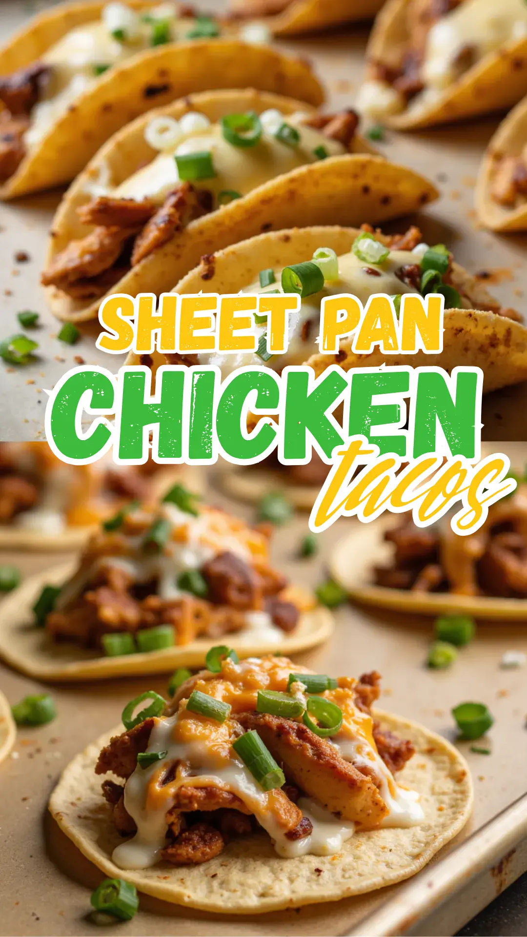 Sweet, smoky, and cheesy—these sheet pan BBQ chicken tacos are a no-mess weeknight win! 🌮🔥 #TacoNight