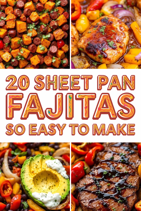 Skip the hassle and make sizzling, flavor-packed fajitas in one pan! Juicy chicken, vibrant peppers, and bold spices come together for a quick and delicious meal with minimal cleanup. ?️?️ #SheetPanMeals #FajitaNight #EasyDinners #OnePanCooking #WeeknightMeals