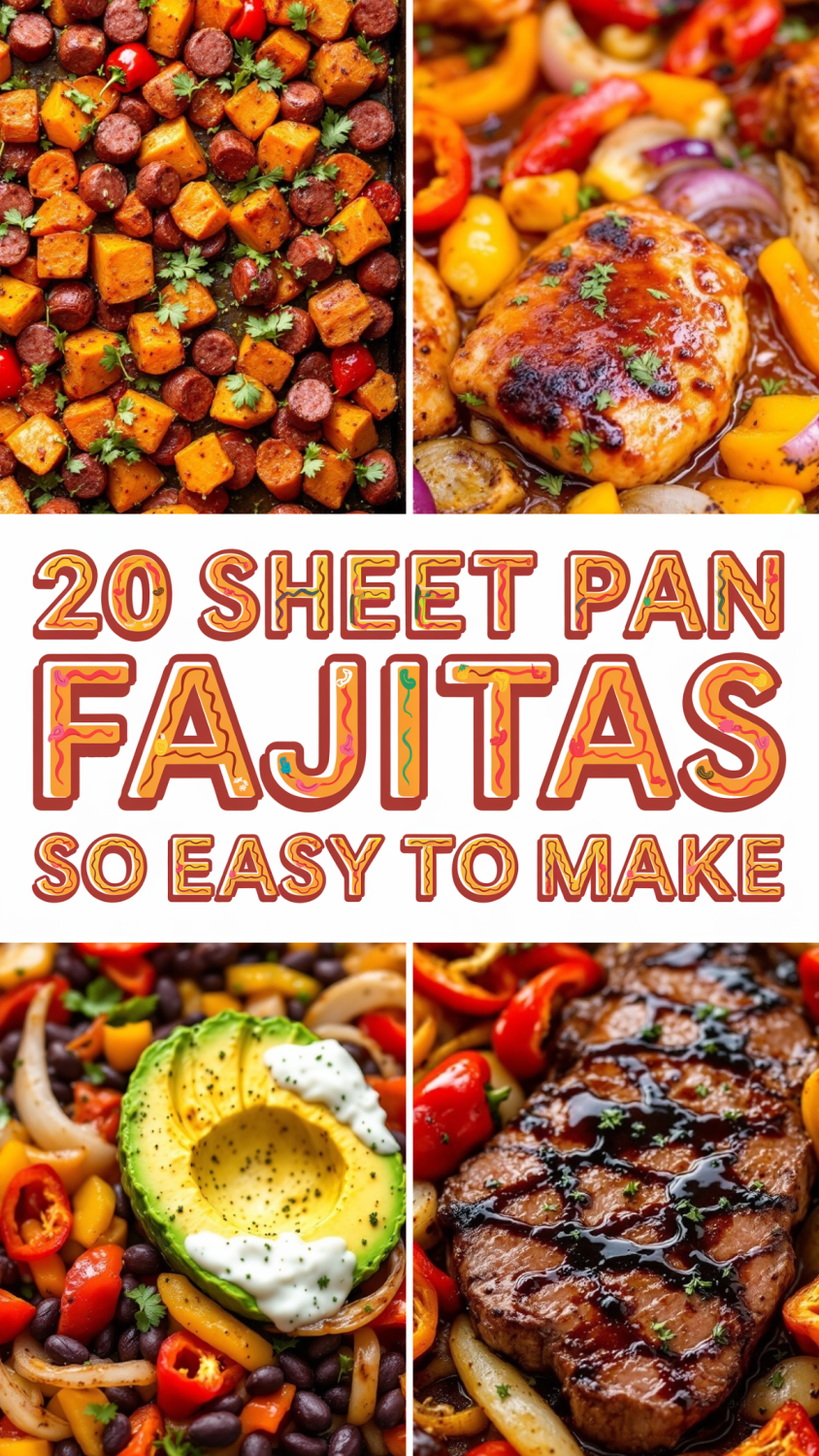 Skip the hassle and make sizzling, flavor-packed fajitas in one pan! Juicy chicken, vibrant peppers, and bold spices come together for a quick and delicious meal with minimal cleanup. ?️?️ #SheetPanMeals #FajitaNight #EasyDinners #OnePanCooking #WeeknightMeals