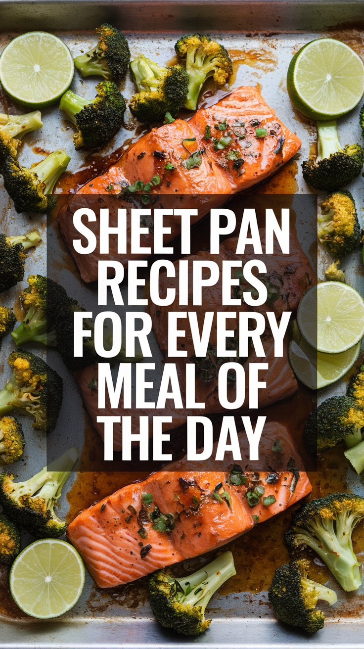 Sheet Pan Recipes for Every Meal of the Day From sunrise pancakes to sweet evening treats, discover easy, delicious sheet pan recipes for breakfast, lunch, dinner, and dessert—all with minimal cleanup. 🍳🍗🍪 #SheetPanMeals #EasyCooking