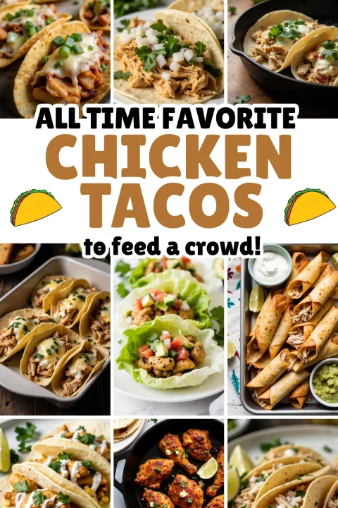 Tired of the same old taco night? These shredded chicken taco recipes mix things up with bold flavors, easy prep, and tons of ways to customize. Let’s taco ’bout what’s for dinner! #TacoTuesday #ChickenRecipes