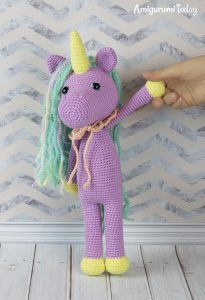 Shy Unicorn Amigurumi Pattern from Amigurumi Today