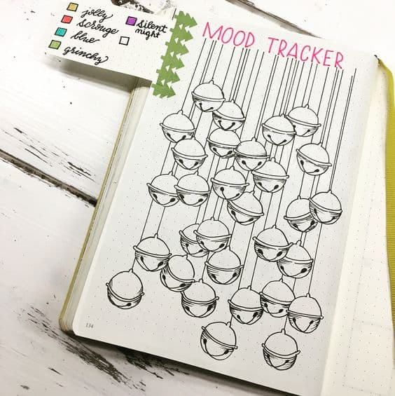 Silver Bells Christmas Mood Tracker