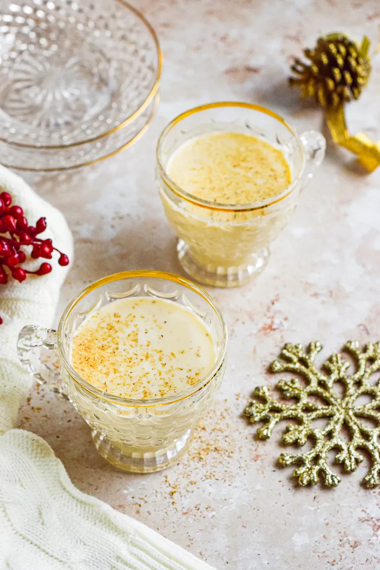 This creamy, spiced holiday classic gets a boozy twist with rum, bourbon, or brandy. Serve it chilled or warm for the ultimate Christmas party drink.