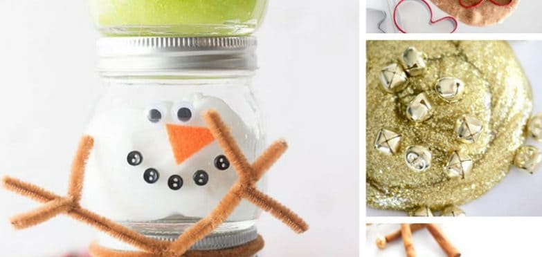 Christmas Slime Recipes make the perfect stocking stuffer for kids!