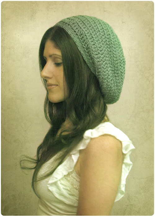 Slouch Hat Crochet Pattern for Beginners Gleeful Things