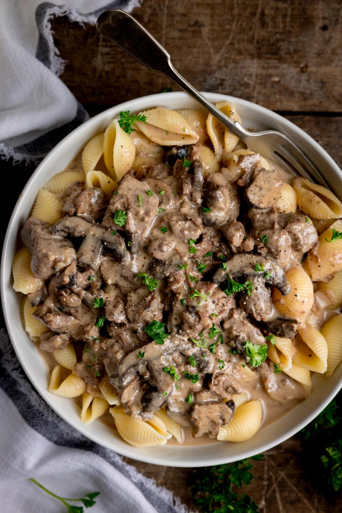 Creamy, dreamy, and effortless. This slow-cooked beef stroganoff is perfect for those busy weeknights when you want maximum flavor with minimal effort.