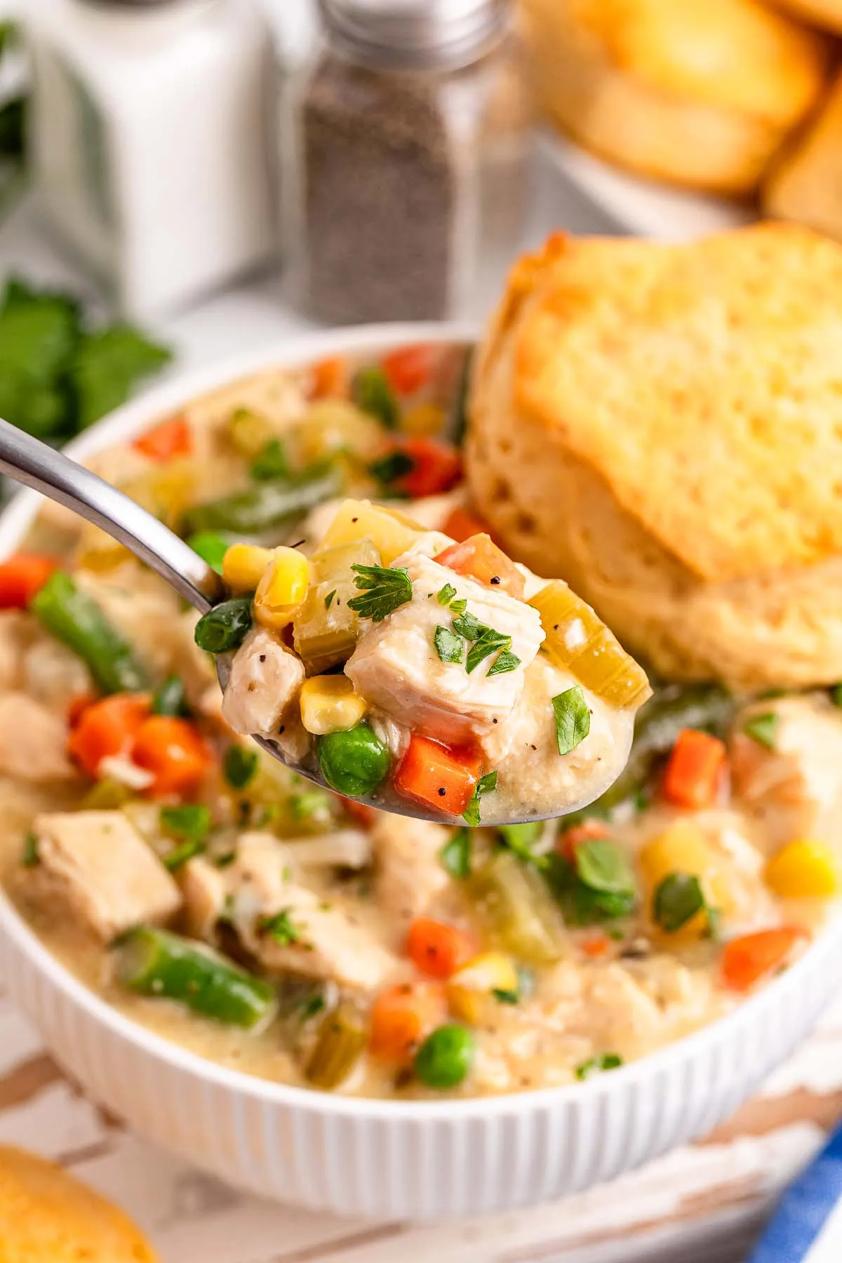 Slow Cooker Chicken Pot Pie