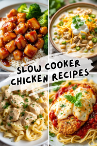 ??️ 10 Slow Cooker Chicken Recipes That Make Dinner Effortless Set it and forget it! These slow cooker chicken recipes are packed with flavor and perfect for busy weeknights—just toss in the ingredients and let dinner cook itself. ?✨ #CrockpotRecipes #EasyMeals #WeeknightDinners #SlowCookerMagic #FlavorfulEats