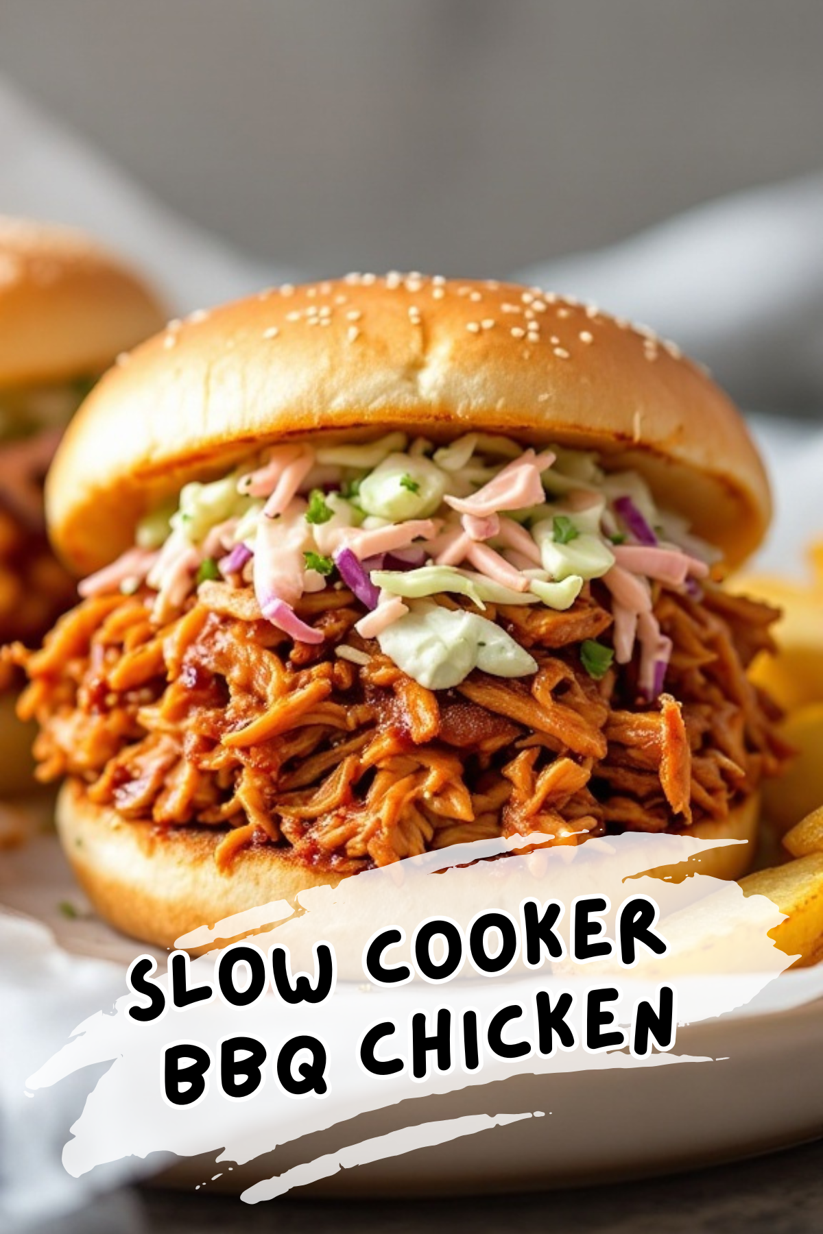 Slow cooker BBQ chicken is a total crowd-pleaser! Just toss chicken thighs in your favorite BBQ sauce, set it, and forget it. Serve it on buns with coleslaw for a fun meal everyone will love.