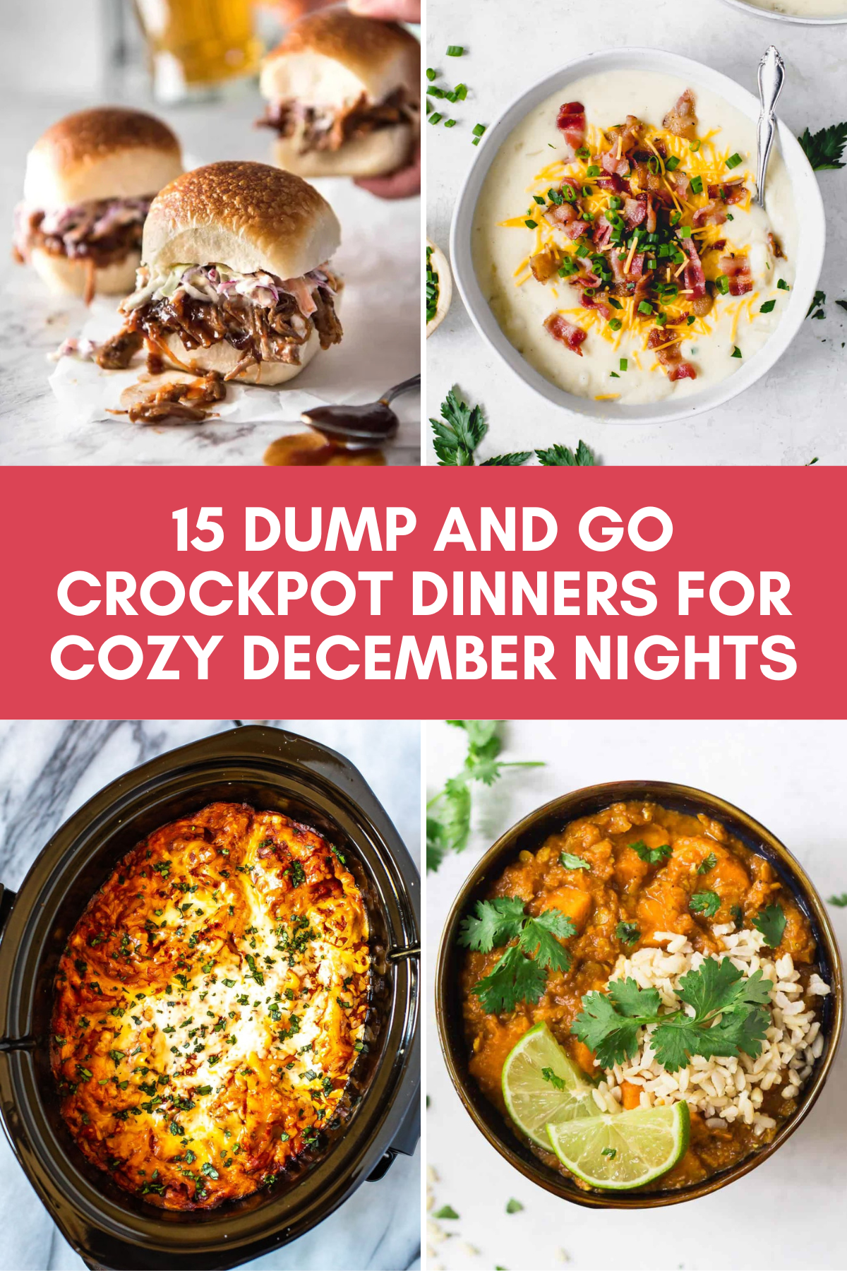 🍴 Simplify your winter evenings with these 15 Best Slow Cooker Recipes for cozy December dinners. Delicious and stress-free! 🕯️✨ #CrockpotDinners #WinterMeals