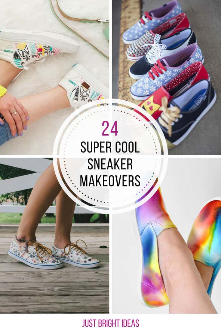 So many ways to customize your own sneakers! Love it!