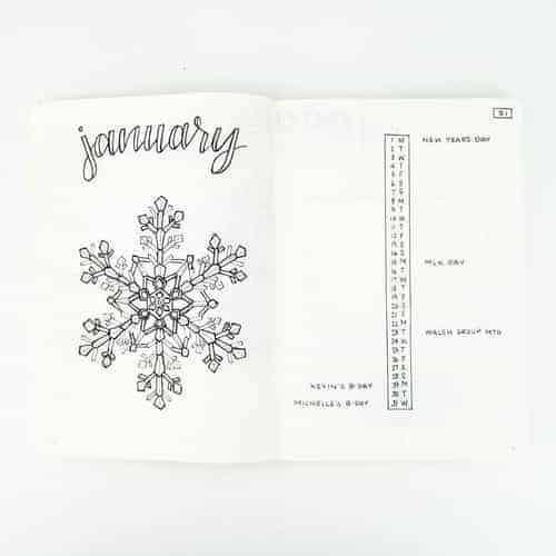 Snowflake Cover Page