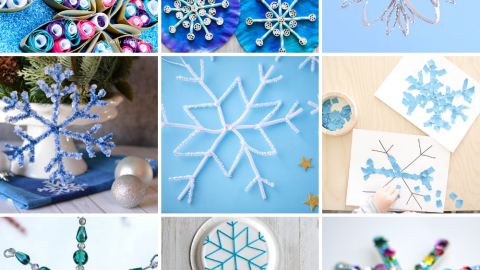 Easy Snowflake Crafts for Kids - Snow Day Projects to Make at Home