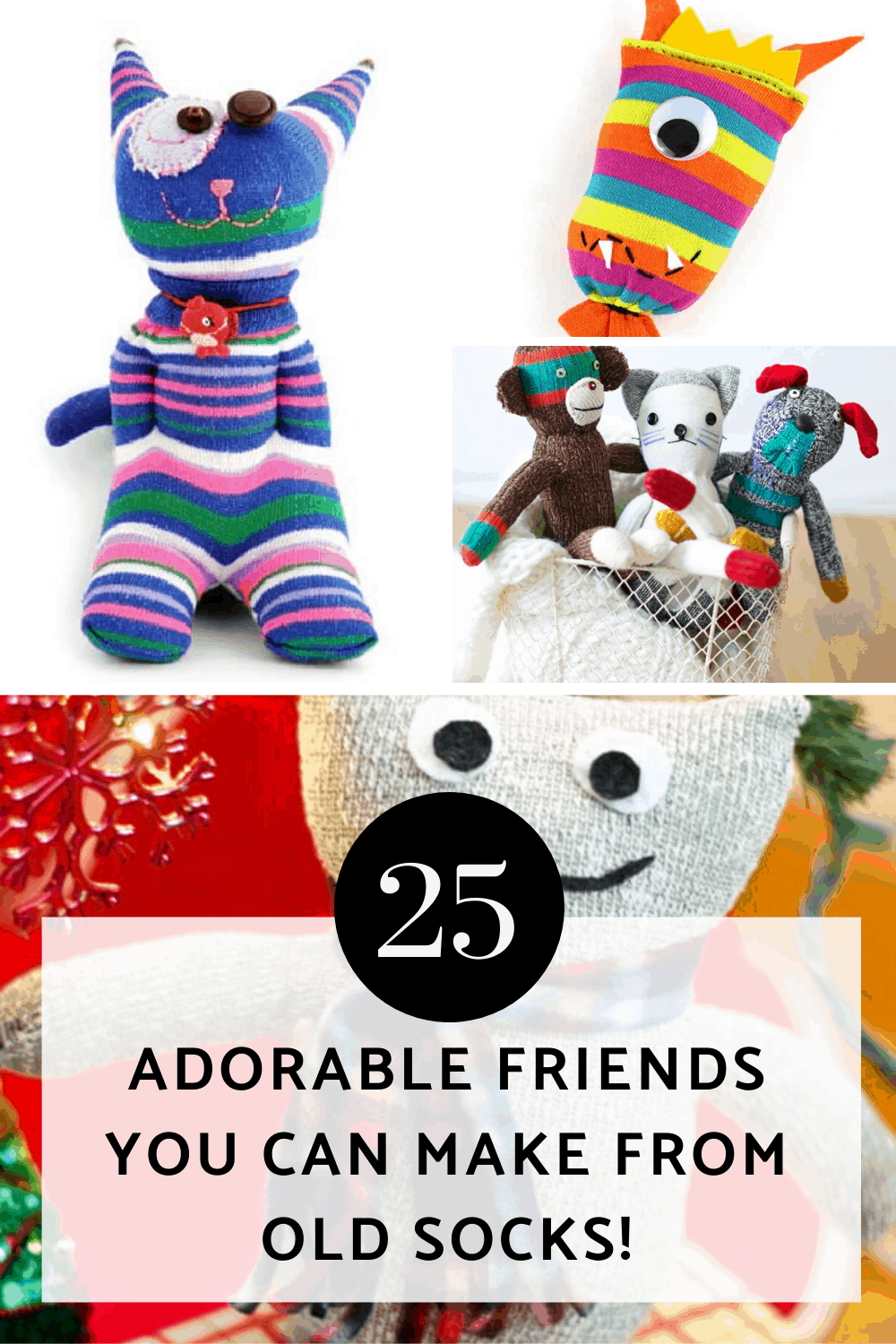 Sock stuffed clearance animals