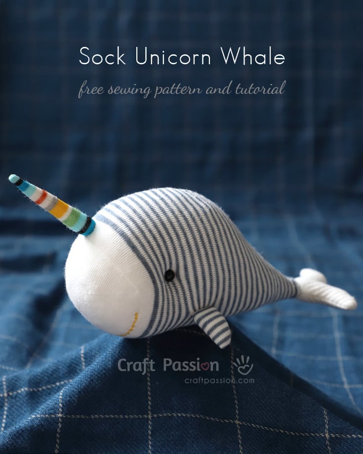 Sock Unicorn Whale Narwhal