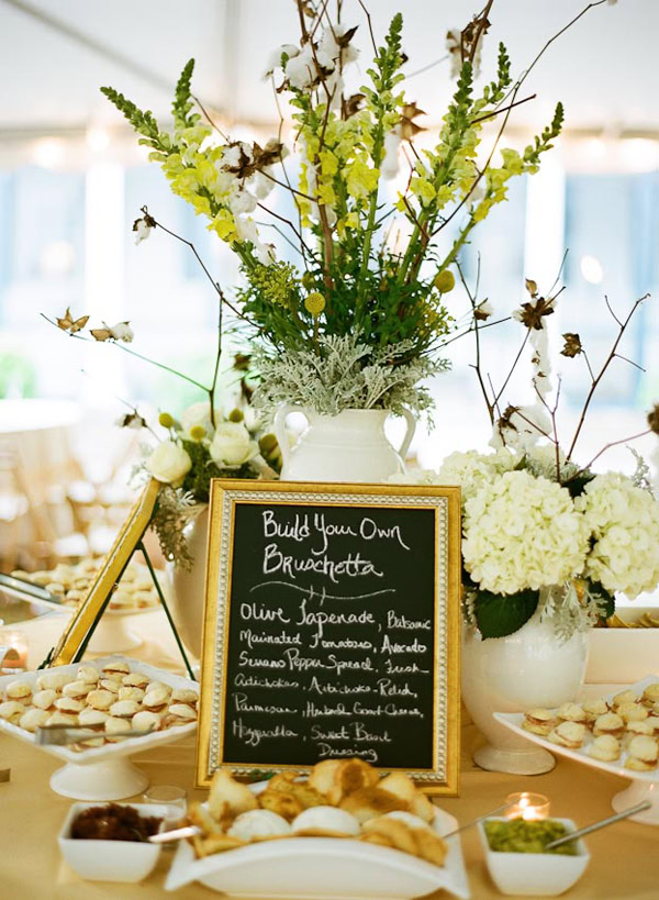 Loving these build your own food bar ideas!