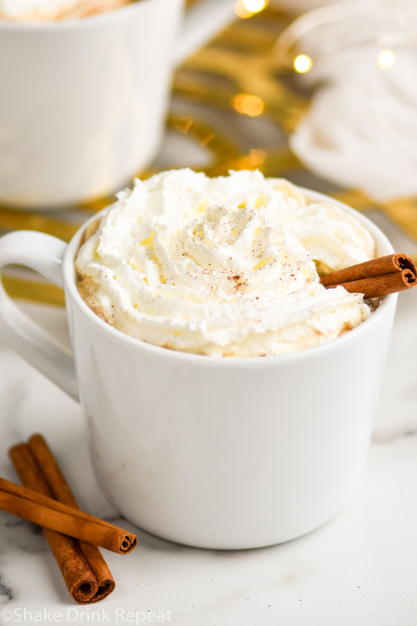 Combine eggnog, espresso, and a splash of your favorite liquor for a warm and caffeinated holiday drink. Perfect for dessert or a mid-party pick-me-up.