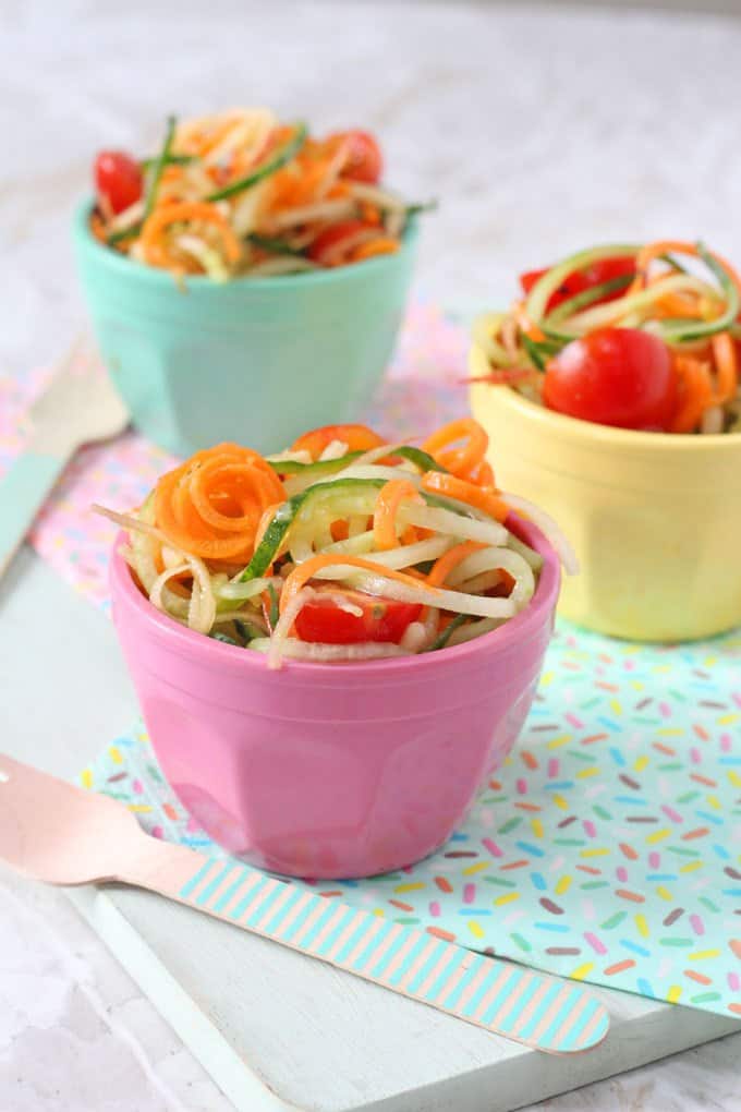 Spiralized Salad For Kids