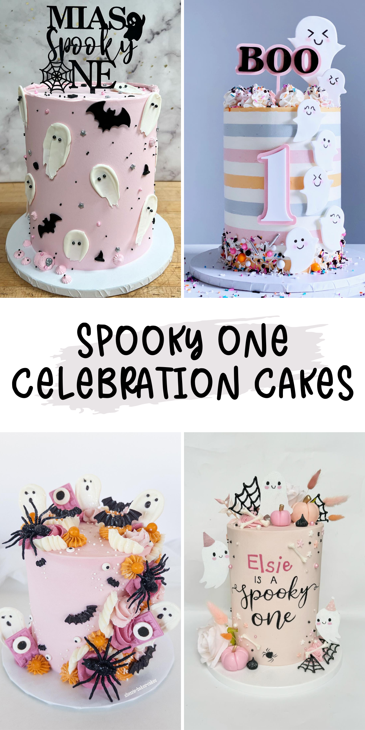 Adorable 'Spooky One' first birthday cake ideas for your little one's Halloween-themed celebration! From charming ghost decorations to pastel pumpkins and sweet spider webs, these cute smash cakes combine just the right amount of spooky and sweet. Perfect inspiration for a fun and festive first birthday party!