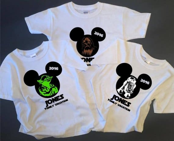 Star Wars Family Disney Shirts