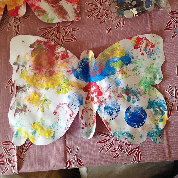 This is how your painted butterfly will look