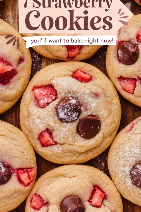 Bake up something sweet with these irresistible strawberry cookie recipes! From soft and chewy to crisp and fruity, these cookies are perfect for any occasion. ?? #StrawberryCookies #BakingInspo #SweetTreats #EasyRecipes #DessertIdeas