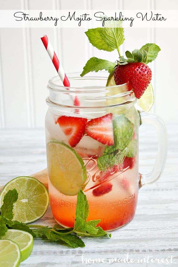 Strawberry Mojito Sparkling Water