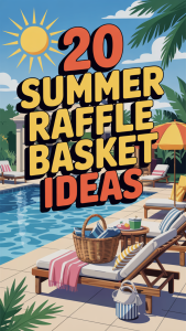 Need ideas for your next school or community raffle? These summer raffle basket ideas are easy to put together and perfect for PTA, PTO, or school fundraisers. ?☀️ #RaffleBasketInspo #SchoolFundraising #SummerFundraisers