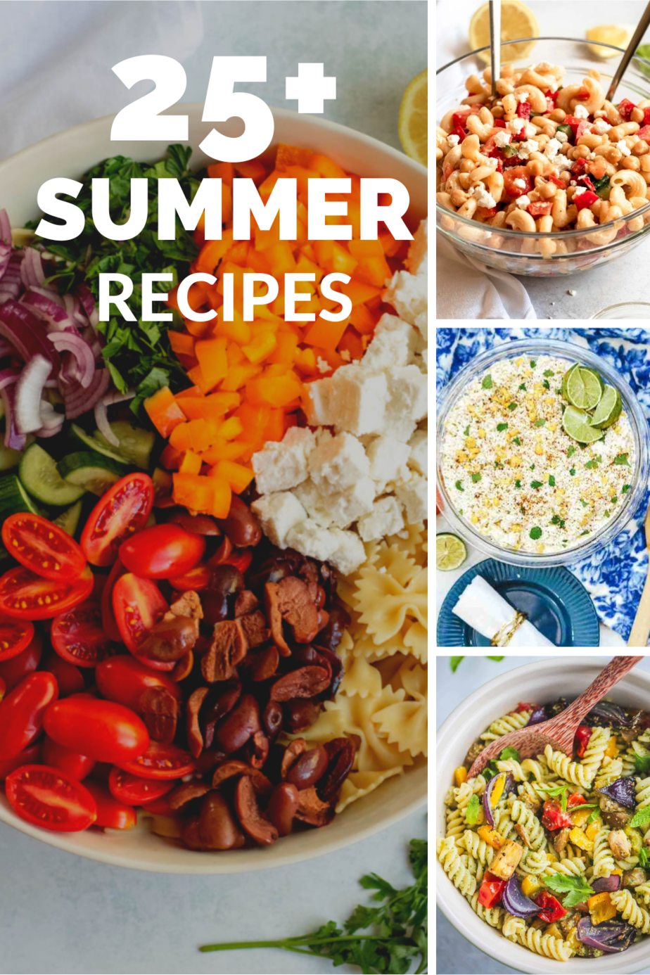 These summer recipes are colorful, healthy and delicious - and perfect for feeding a crowd!