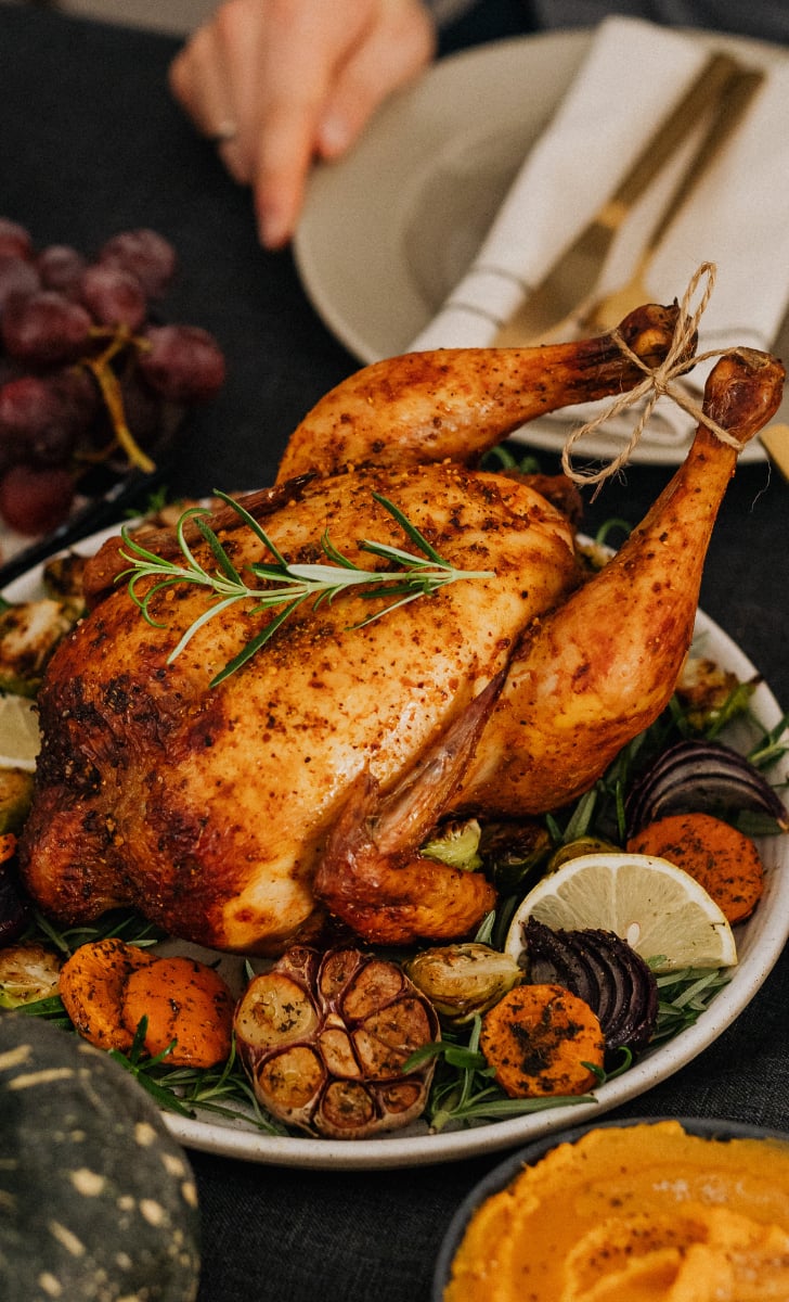 End your weekend on a high note with a classic roast chicken. Serve with roasted root vegetables and a simple gravy for the ultimate comfort meal.