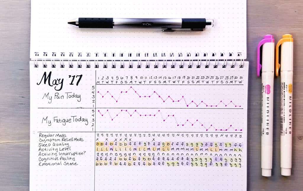 Symptoms Tracker Bullet Journal